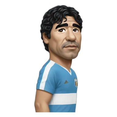 photo-real-Maradona sticker