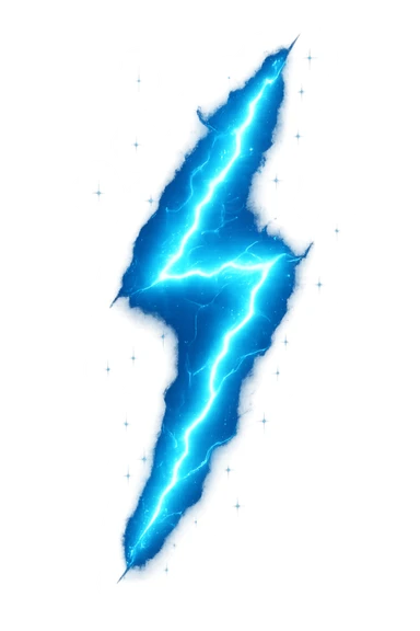 fulmine come se fosse energia sticker