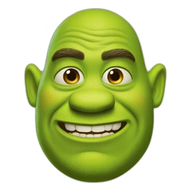 green-shrek sticker