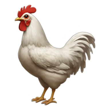 chicken stupid sticker