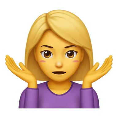 generate an emoji of a woman head smacking herself sticker