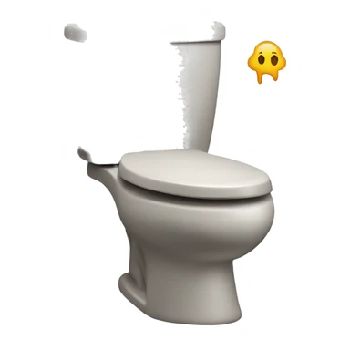 Skibidi toilet emoji from the series on youtube known as "skibidi toilet" sticker