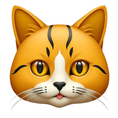 Uçan bir Kedi ve ve arkasından kovalayan bir cadı sticker