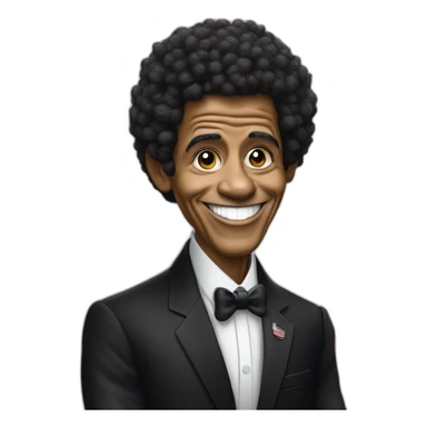 golliwog Barack Obama sticker
