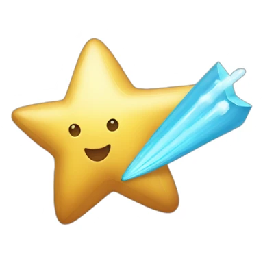 shooting star emoji sticker