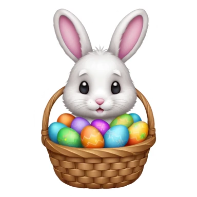 a Christmas bunny sticker