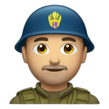 Ukraine soilder sticker