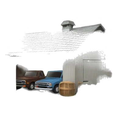 rural garage sticker