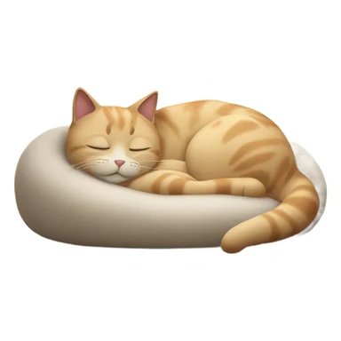 Cat sleeping  sticker