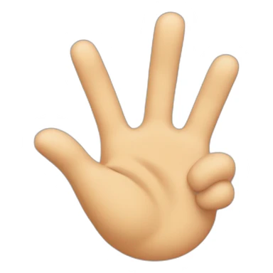 I love you hand sign sticker