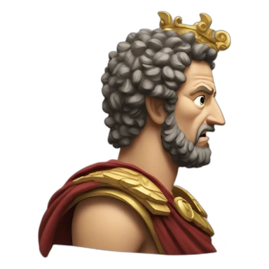 Marcus aurelius angry sticker