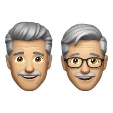 2 old podcasters sticker