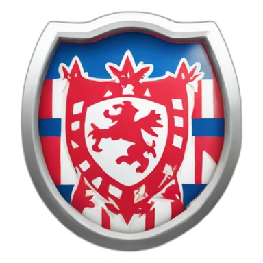 Real bayern munich logo sticker