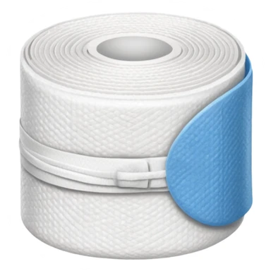 bandage roll, no blue  sticker