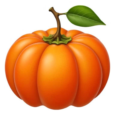 persimmon fruit sticker