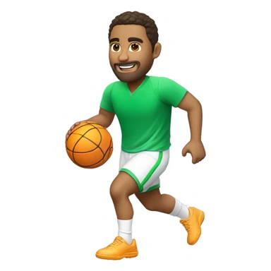 Jogador de tênis grisalho gordinho batendo na bola sticker