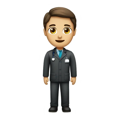 Crea un avatar de medio cuerpo de una enfermera, con ojos grandes y de color cafe oscuro, cara fina, pelo colorino y largo, ojos cafe oscuro, uniforme celeste, no incluí ningún elemento médico sticker