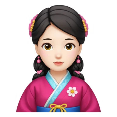 Hanbok sticker
