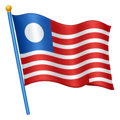 sports flag blue (#00A3E0) and red (#F9423A) sticker