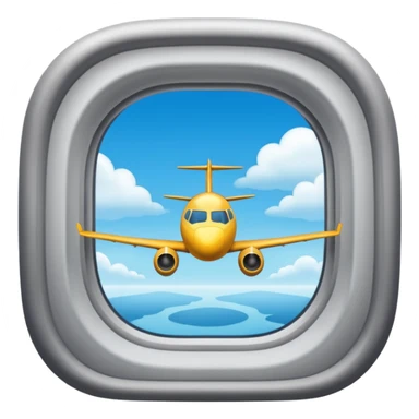 plane window sticker