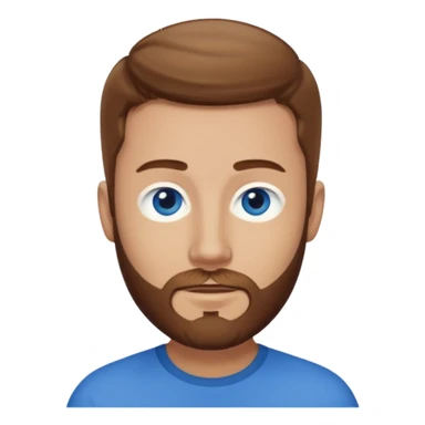 Ben Phillips, YouTuber (b.1992) with light brown hair and short beard sticker