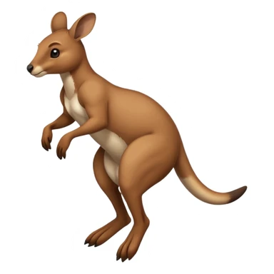 Kangourou qui saute sticker