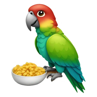 Parrot Foodie sticker