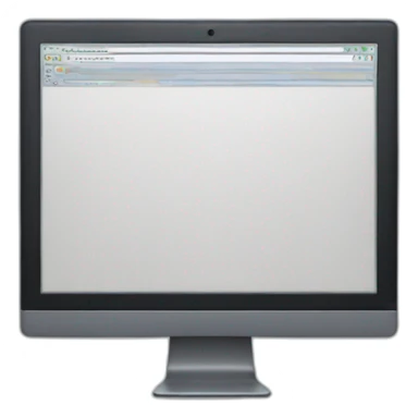 screen with a fixed PC on sticker