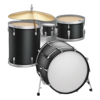 Batería percusion sticker