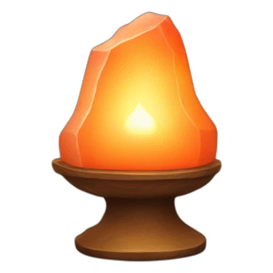 Salt lamp sticker