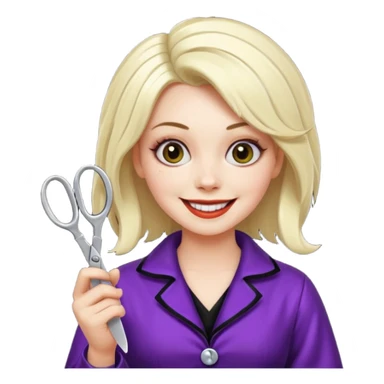 hairdresser nightmare halloween sticker