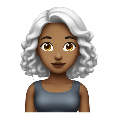 Beautiful girl with a vat sticker