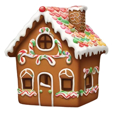 Gingerbread house sticker