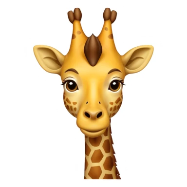 king giraffe sticker