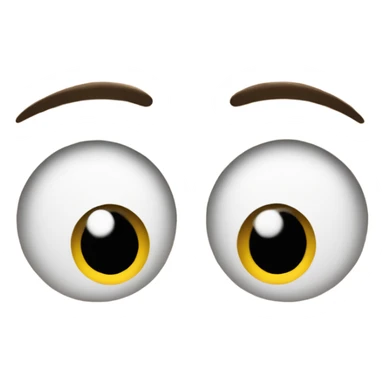 Eyes peaking to the side  sticker