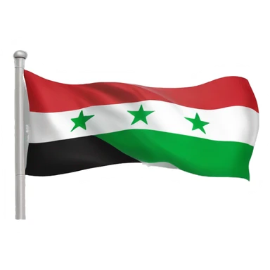 syrian flag sticker