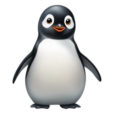 round body baby penguin from happy feet sticker