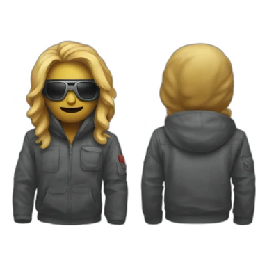 among us crewmate and imposter sticker