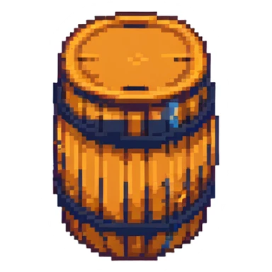 orange road construction barrel sticker