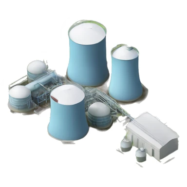 Biogas Power Plant sticker