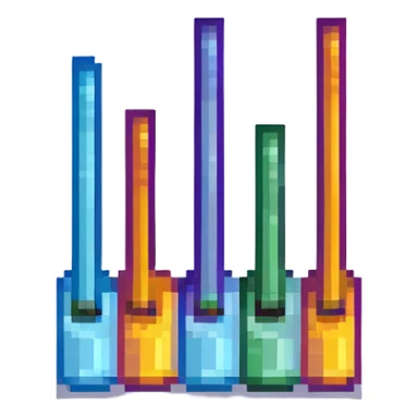 Pixel wifi Signal Bars sticker