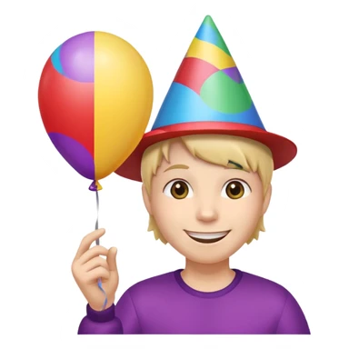 make a funny cool and nice, happy sticker