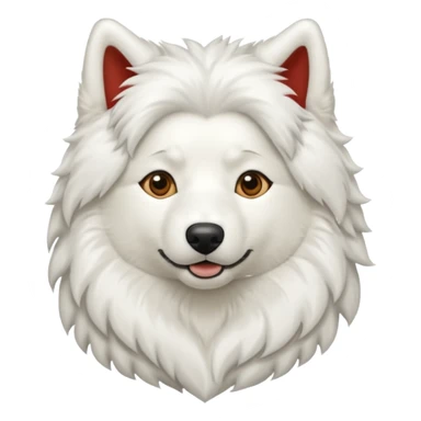 Haz a un samoyedo con mezcla de leon sticker