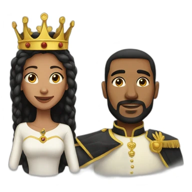 king and anna sticker