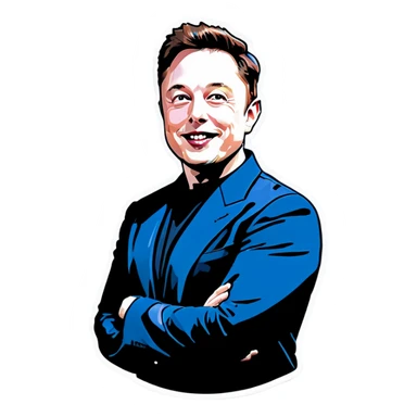 Elon musk sticker