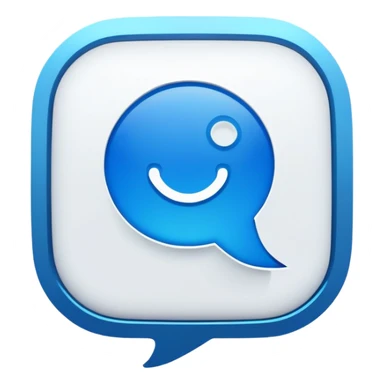 Instagram message bubble with AI assistant icon, social media DM helper sticker