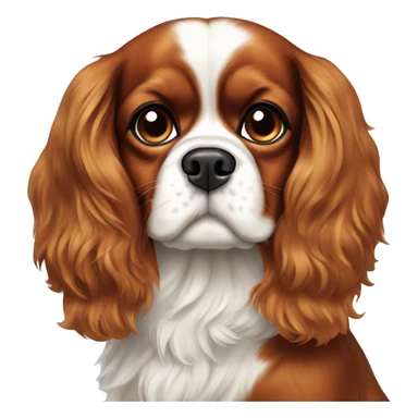 Dog cavalier King Charles Spaniel  sticker