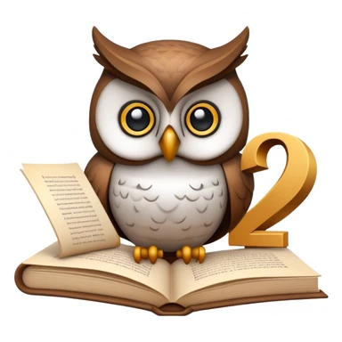 An icon featuring an ancient scroll, a thinker’s bust, and a question mark, symbolizing philosophy. The design includes a wise owl, a book, and abstract symbols, representing deep thought, ethics, and wisdom. Transparent background sticker