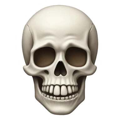 Skeleton With har sticker