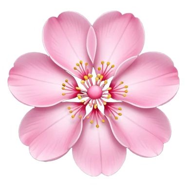 a perfect pink sakura flower sticker